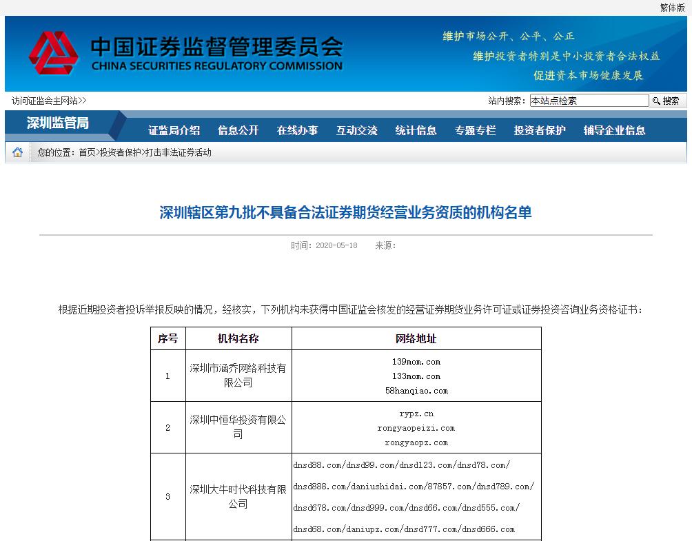 场外配资公司_非法配资黑名单曝光_场外配资监管整顿